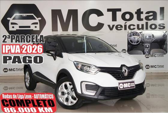 RENAULT CAPTUR 1.6 16V SCE FLEX LIFE X-TRONIC RENAULT CAPTUR 1.6 16V SCE FLEX LIFE X-TRONIC